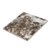 Pyrit und Quarz Fliese (Seite)