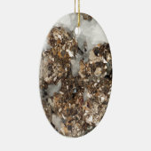 Pyrit und Quarz Keramikornament (Rechts)