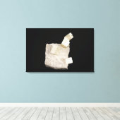 Pyrite Kristalle in Shale Leinwanddruck (Insitu (Holzboden))