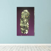 Pyritenkristalle, Peru, Südamerika Leinwanddruck (Insitu (Holzboden))