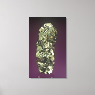 Pyritkristalle, Peru, Südamerika Leinwanddruck