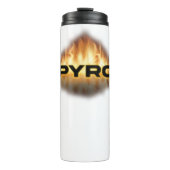 Pyro Firework Firecracker Pyrotechniker Fun Gesche Thermosbecher (Vorderseite)