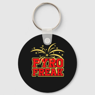 Pyro Freak Feuerwerke Neujahr Feier Spaß Geschenk Schlüsselanhänger