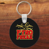 Pyro Freak Feuerwerke Neujahr Feier Spaß Geschenk Schlüsselanhänger (Vorderseite)