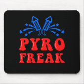 Pyro Freak Pyrotechnics Feuerwerke Firecracker Ges Mousepad (Vorne)