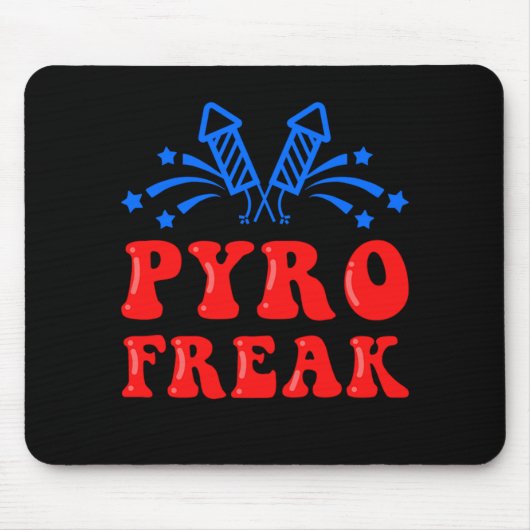 Pyro Freak Pyrotechnics Feuerwerke Firecracker Ges Mousepad (Vorne)