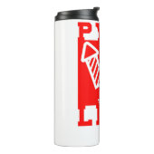 Pyro Liga Pyrotechniker Firecracker Feuerwerk Gesc Thermosbecher (Nach links gedreht)