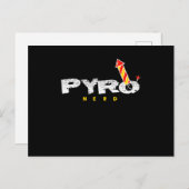 Pyro Nerd Feuerwerkskörper Pyrotechnik Postkarte (Vorne/Hinten)