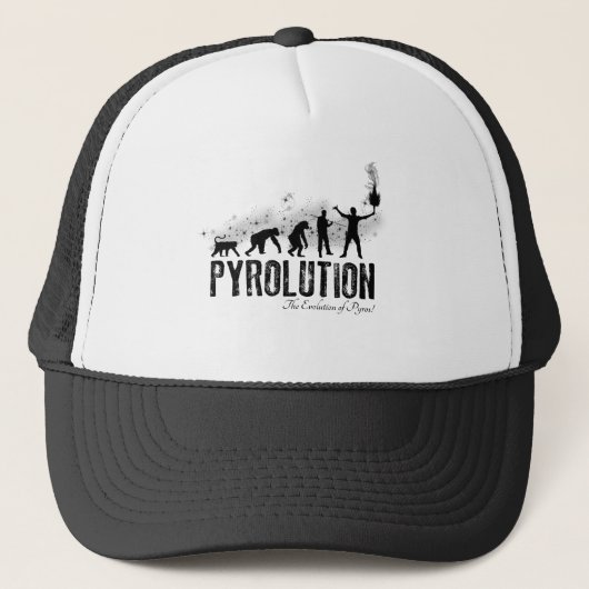 Pyrolution - die Evolution von Pyros Truckerkappe (Vorderseite)