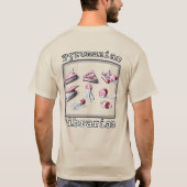 Pyromanische Librarian, Vorderseite und Rückseite, T-Shirt (Rückseite)