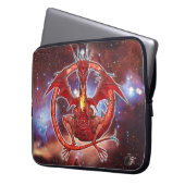 Pyrope Cosmic Dragon Laptopschutzhülle (Vorderseite Links)