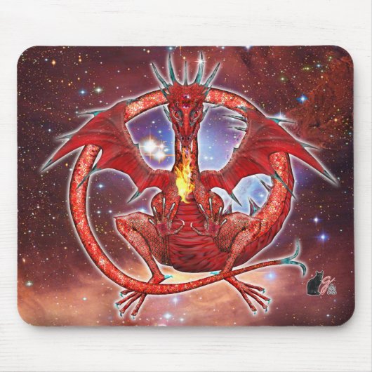 Pyrope Cosmic Dragon Mousepad (Vorne)