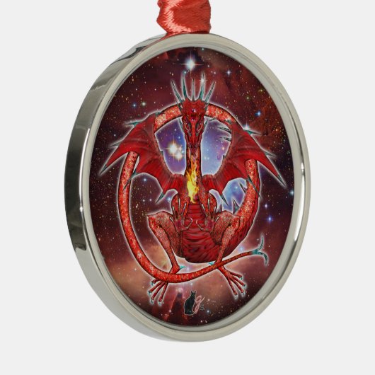Pyrope Cosmic Dragon Ornament (Rechts)