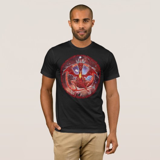Pyrope Cosmic Dragon T - Shirt (Vorne ganz)