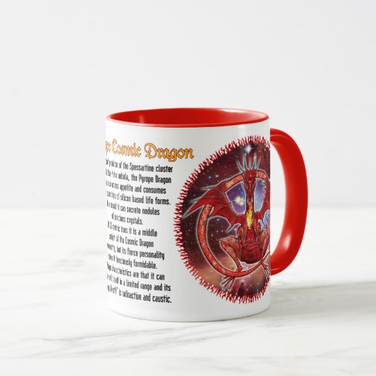 Pyrope Cosmic Dragon Tasse (VorderseiteRechts)