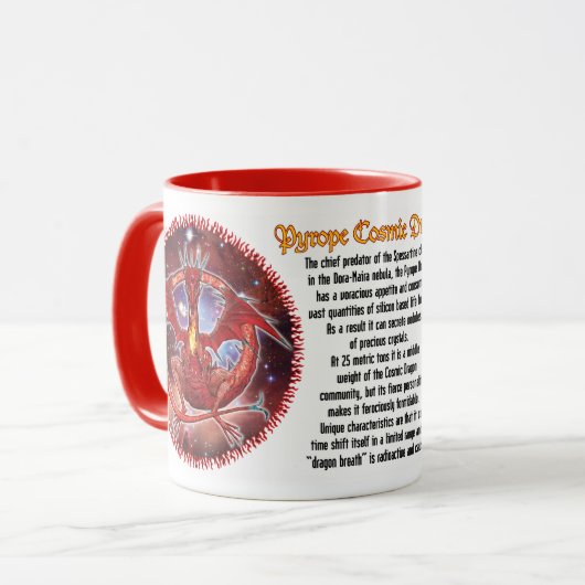 Pyrope Cosmic Dragon Tasse (Vorderseite Links)