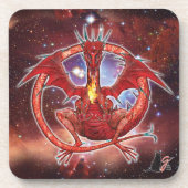 Pyrope Cosmic Dragon Untersetzer (Vorderseite)