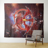 Pyrope Cosmic Dragon Wandteppich (Beispiel (Horizontal))