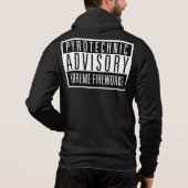 Pyrotechnic Advisory – Extreme Fireworks Hoodie (Rückseite)