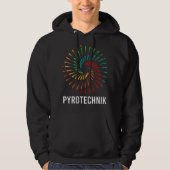Pyrotechnics Pyrotechniker Crew Feuerwerk Pyro Hoodie (Vorderseite)