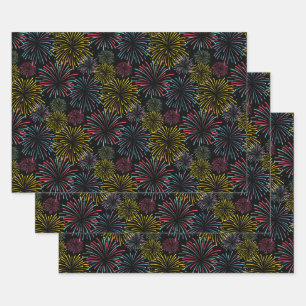 Pyrotechnik Feuerwerk Pyrotechniker Feier Geschenkpapier Set