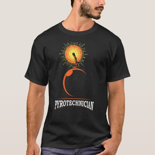 Pyrotechniker Crew Pyrotechnics Pyro Feuerstelle T-Shirt (Vorderseite)