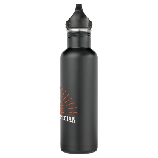 Pyrotechniker Crew Pyrotechnik Feuerwerk Pyro Edelstahlflasche (Rechts)