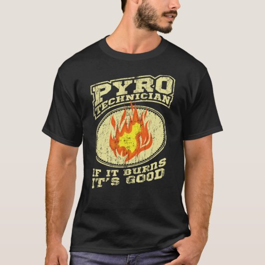 Pyrotechniker Crew Pyrotechnik Feuerwerk Pyro T-Shirt (Vorderseite)