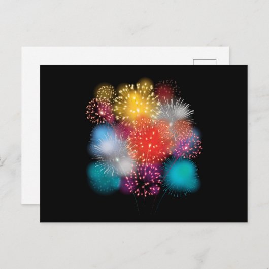 Pyrotechniker Pyrotech Feuerwerk Neujahrsgeschenk Postkarte (Vorne/Hinten)