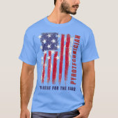 Pyrotechniker Pyrotechnics Feuerwerk Flag T-Shirt (Vorderseite)