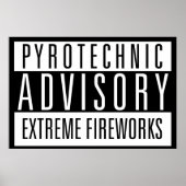 Pyrotechnische Beratung - Extreme Feuerwerke Poster (Vorne)