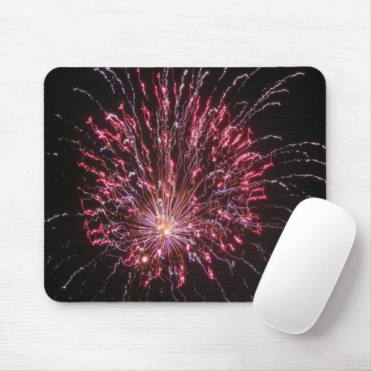 Pyrotechnische Feuerwerke Mousepad (Mit Mouse)