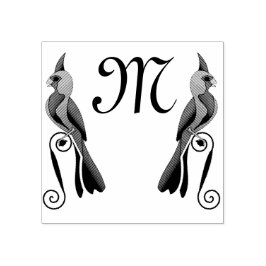 Pyrrhuloxia Hübsch Kardinal Family Bird Gummistempel