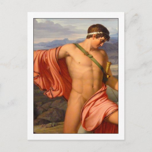 Pyrrhus und Andromache durch Johan Lund Postkarte (Vorderseite)