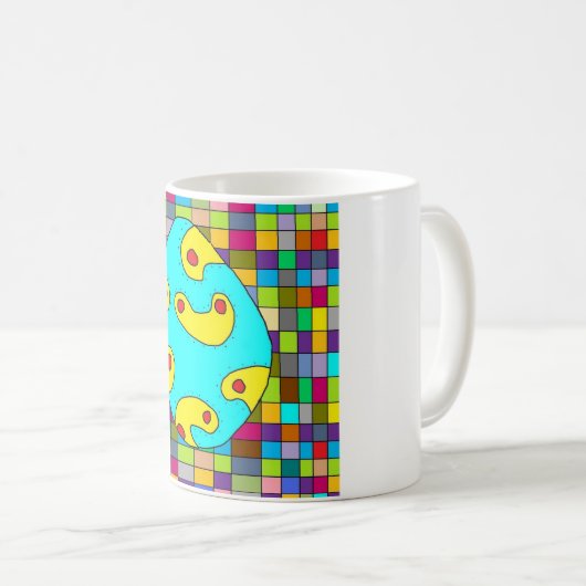 Pysanka Ei Kaffeetasse (VorderseiteRechts)