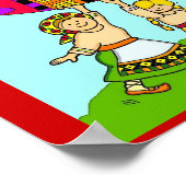 Pysanka Girls Vera Trembach Ressourcen Poster (Ecke)