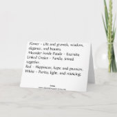 Pysanka Grußkarte - Leere Innenseite Feiertagskarte (Rückseite)