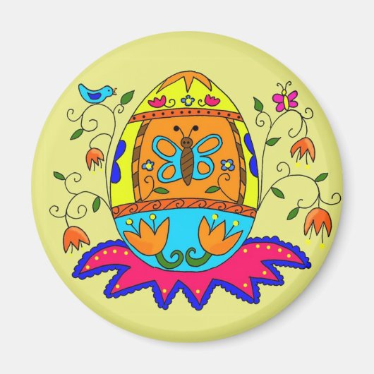 Pysanka Spring Magnet (Vorne)