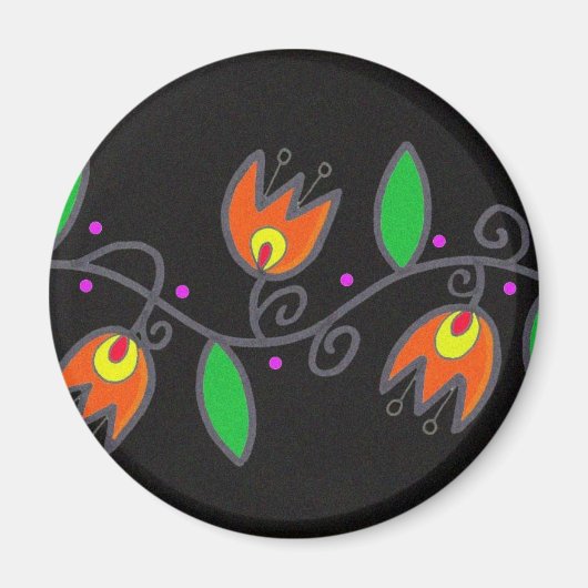 Pysanka-Symbol: Wein Magnet (Vorne)