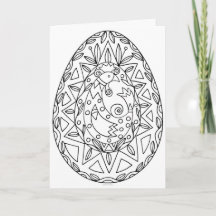 Pysanki-Karte bis Farbe 5