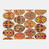 Pysanki Ostereier Geschirrtuch (Horizontal)