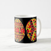 Pysanki Ostereier Kaffeetasse (VorderseiteRechts)