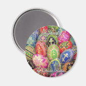 Pysanky Magnet (Vorderseite/Rückseite)