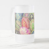 pysanky mattierte Tasse 150z - besonders (Vorderseite Links)