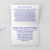 Pysanky Ostereier Feiertagskarte (Innenseite)