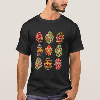 Pysanky Ostereier Happy Ostertag Ei Jagen T T-Shirt