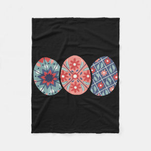 Pysanky Ostereier Langarmshirt  Fleecedecke