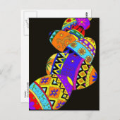 Pysanky Postkarte (Vorne/Hinten)