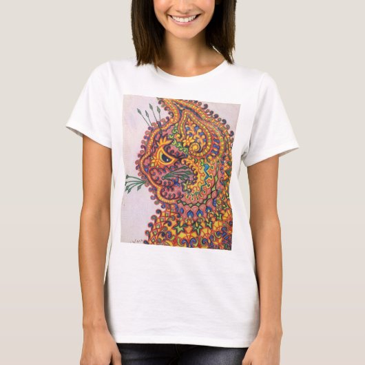Pyschedelic Cat By Louis Wain T-Shirt (Vorderseite)