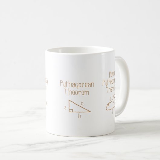 Pythagoräisch Kaffeetasse (VorderseiteRechts)